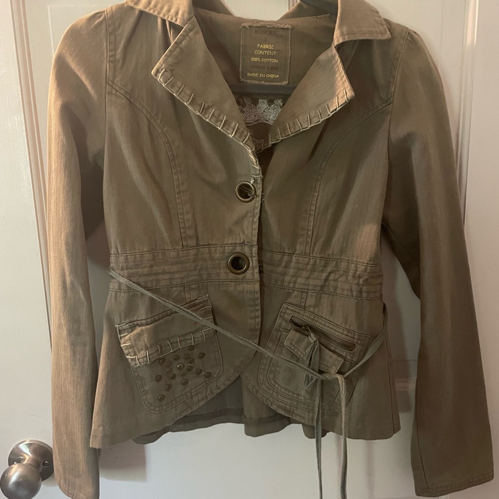 Y2k Military Jacket!